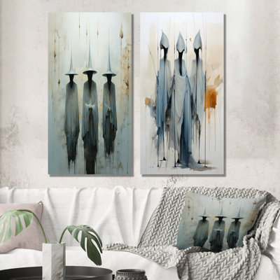 Minimalisme sorcières - ensemble de 2 reproductions d'art mural de sorcières