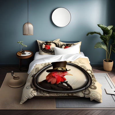 Polyester Abstract Duvet Cover