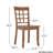 Alexa-Mae 4 - Person Solid Wood Top Pedestal Dining Set-13775844