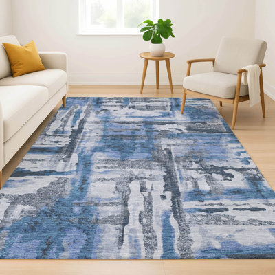 Premium Machine Washable Mayfield Abstract Rug
