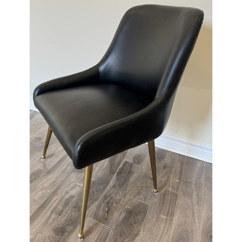 Chaise de salle à manger Sowers, Noir