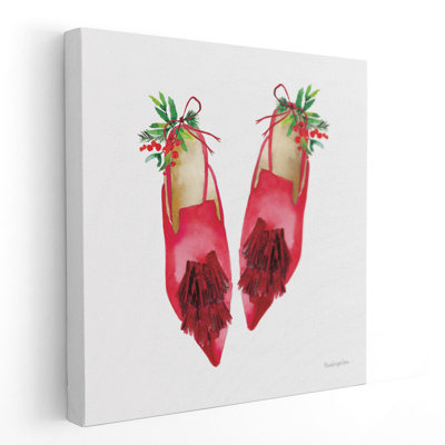 «Christmas Eve Mules I», reproduction d'art sur toile