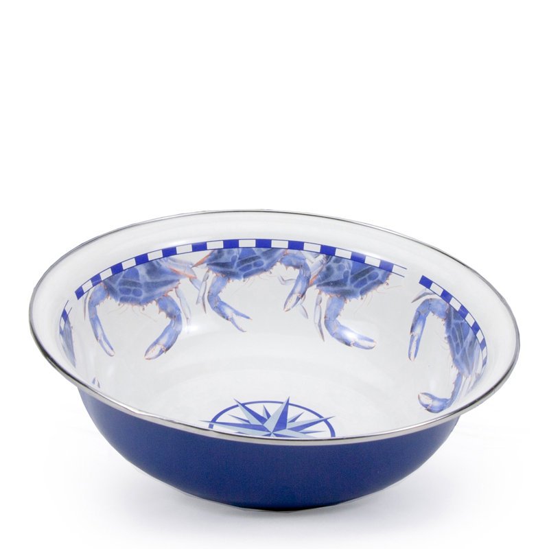 Blue Crab 4 Qt. Serving Bowl