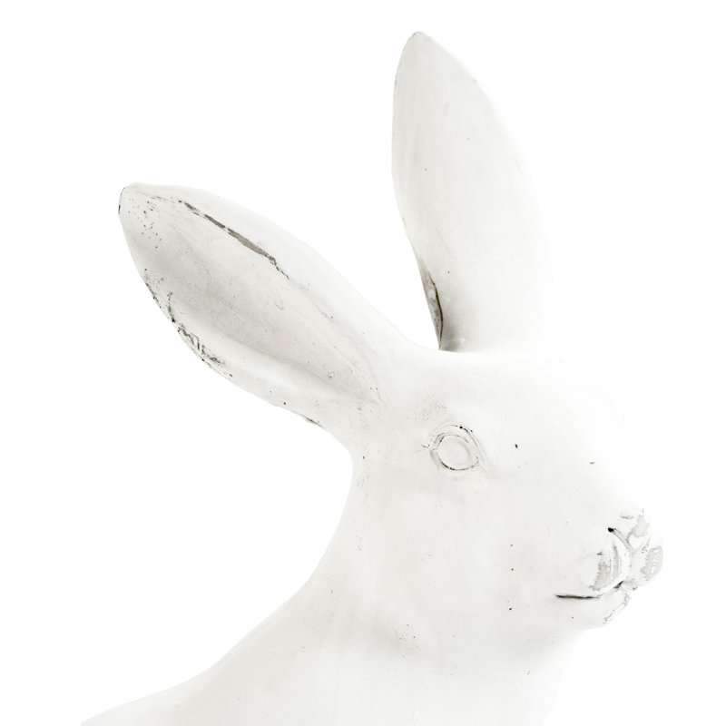 Figurine de lapin Woolforlk, H 7,5 po x l 19 po x P 11,5 po