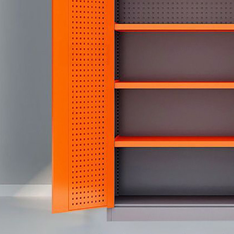 Casier à outils, Gris / Orange