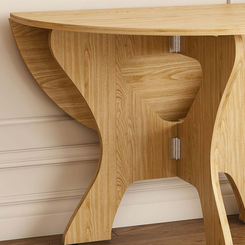 Ensemble de salle à manger pliable 3PCS, Chêne antique