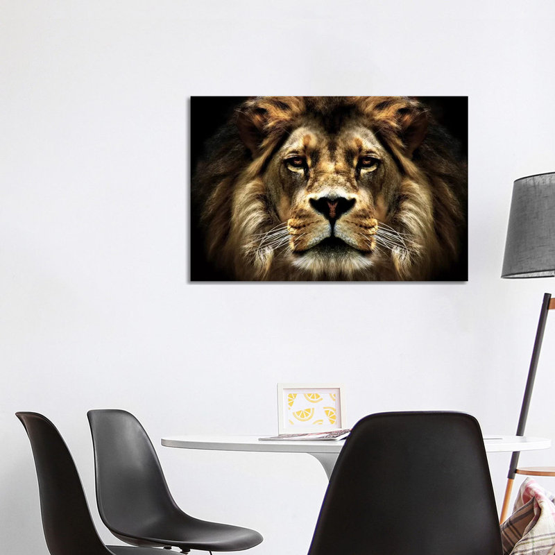 The Lion by SD Smart - Wrapped Canvas Print, 152.5 cm H x 101.5 cm W