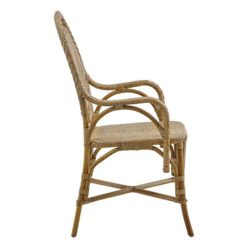 Romantica Rattan Dining Armchair, Antique