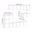 Ravenscroft TV Cabinet Set Engineered Wood-917985984
