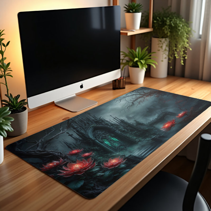 Polyester Desk Pad, 23.6x13.8