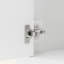 Lavabo de salle de bain moderne élégant en céramique 24 po avec tablette ouverte en bois massif