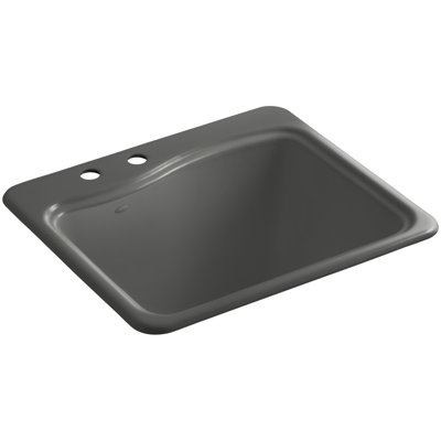 River Falls Metal Rectangular Drop-In Bathroom Sink