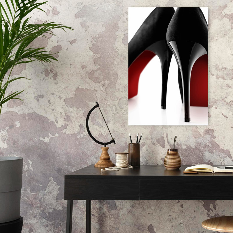 Fashion Red 1, art contemporain, H 24 po x l 16 po