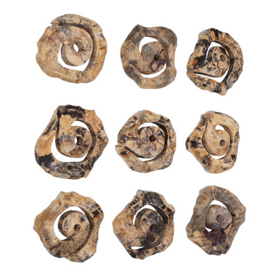 Uttermost Corkscrew Wood Wall Decor