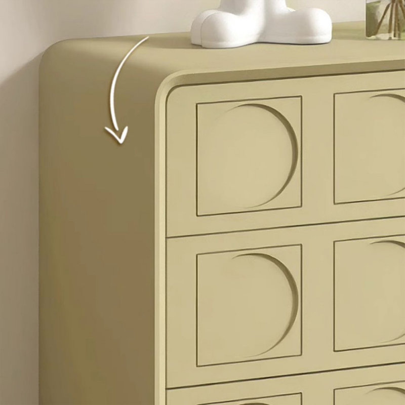Makeup Vanity with Light mirror,6 drawers, Yellow