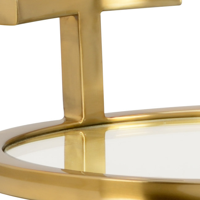Elsie Glass End Table