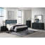 Table de chevet noire