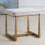  Petit banc Midas doré