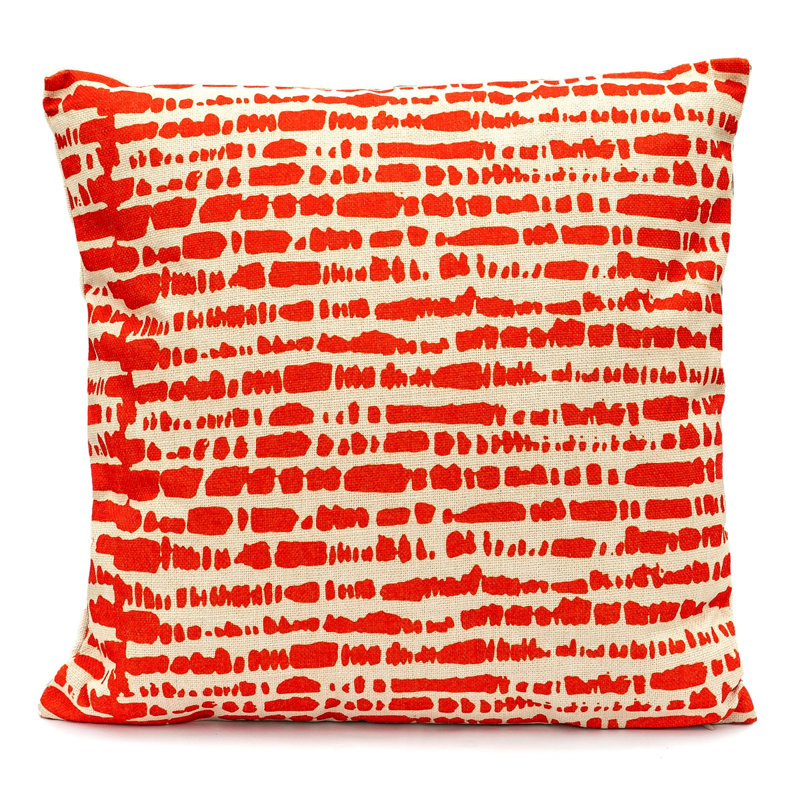 Nordic Tie Indoor / Outdoor Abstract Square Throw Cushion