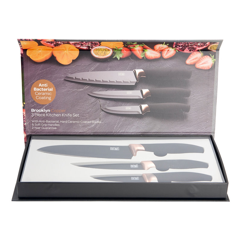 Taylors Eye Witness 3 Piece Carbon Steel Assorted Knife Set