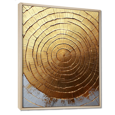 «Golden Wood Slide Roots Of Serenity IV - Trees», art mural
