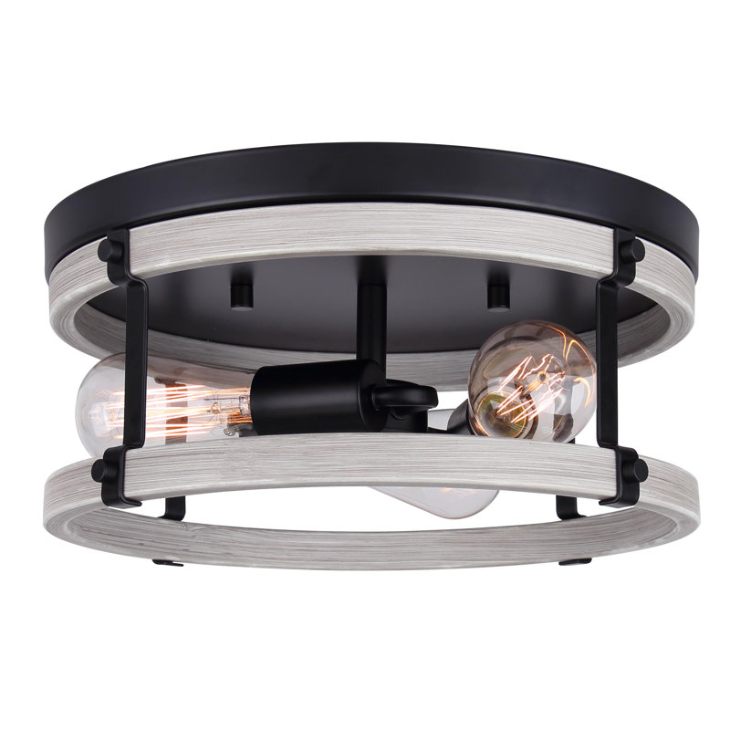 Manufactured Wood Flush Mount