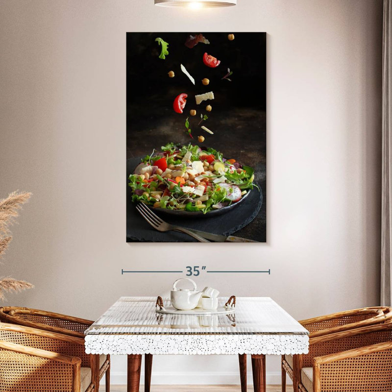 Yarlin Chickpea Salad, 51" H x 34" W