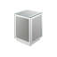 Table d'appoint en miroir et faux Dimaonds