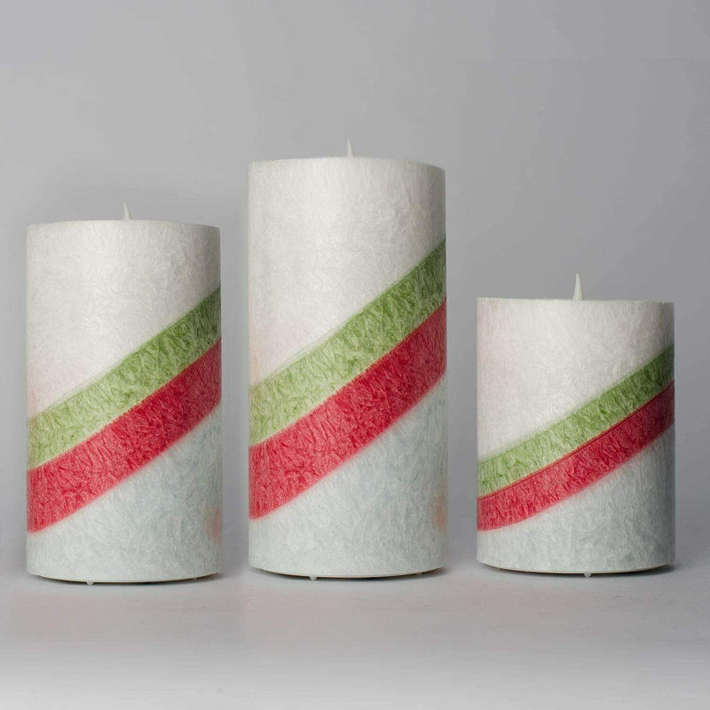 Unscented Flameless Pillar Candle
