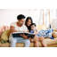 Coussin en polyester La Maman