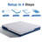 6” Twin  Cool Basic Memory Foam Mattress (New), Fiberglass-Free, Medium-Touch, Cool Airflow Memory Foam, Safe And Comfortable, Mattress In A Box-1621500346