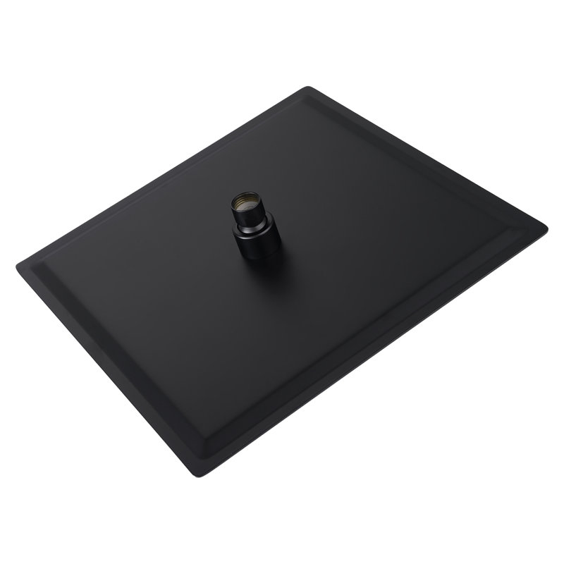 Tête de douche à pluie haute pression 8 pouces Topcraft, Noir mat
