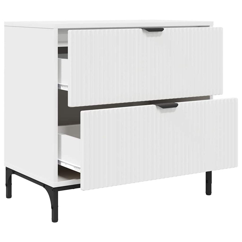 63.5cm W Manufactured Wood Bedside Table