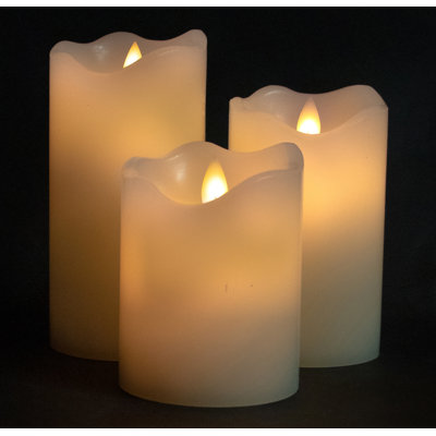 Ensemble de bougies pilier 3 pièces