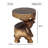 Nesochi Solid Wood End Table