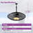 20" Outdoor Ceiling Fan With Light, Waterproof, Reversible Dc Motor, 6-speed, Remote & App Control, Hook Mount, Black