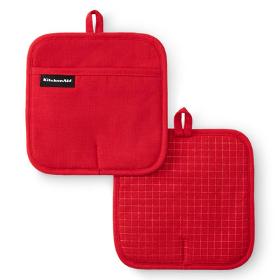 KITCHENAID Gourmet Series Gridlines Pot Holders 2-Pack