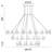 Albany Dimmable LED Chandelier