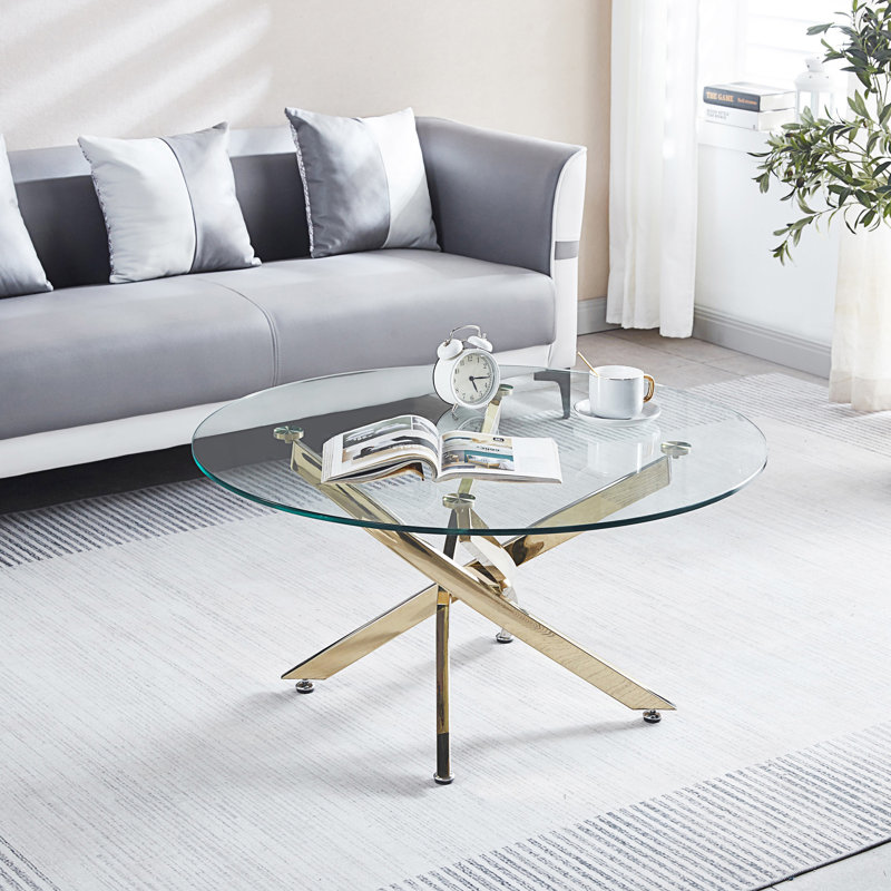 Table basse, table basse Modern Modern, Argent argent