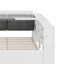 Lit plateforme double avec tête de lit, tablettes et tiroirs de rangement-1459293213