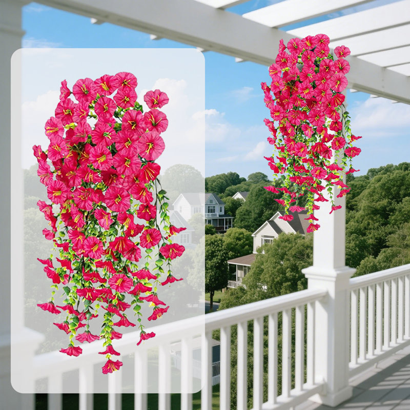 Simulation de fleurs artificielles roses conditionnant le conduit de blocage du salon Décoration de plantes d'emballage en plastique Faux fleurs vignes Fleurs artificielles