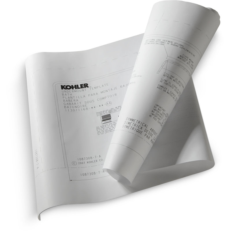 Underscore Undermount Installation Kit For K-5713/K-5714 Underscore Baths