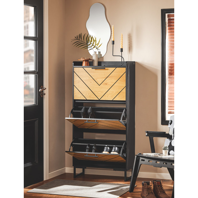 10 Pair Shoe Storage Cabinet