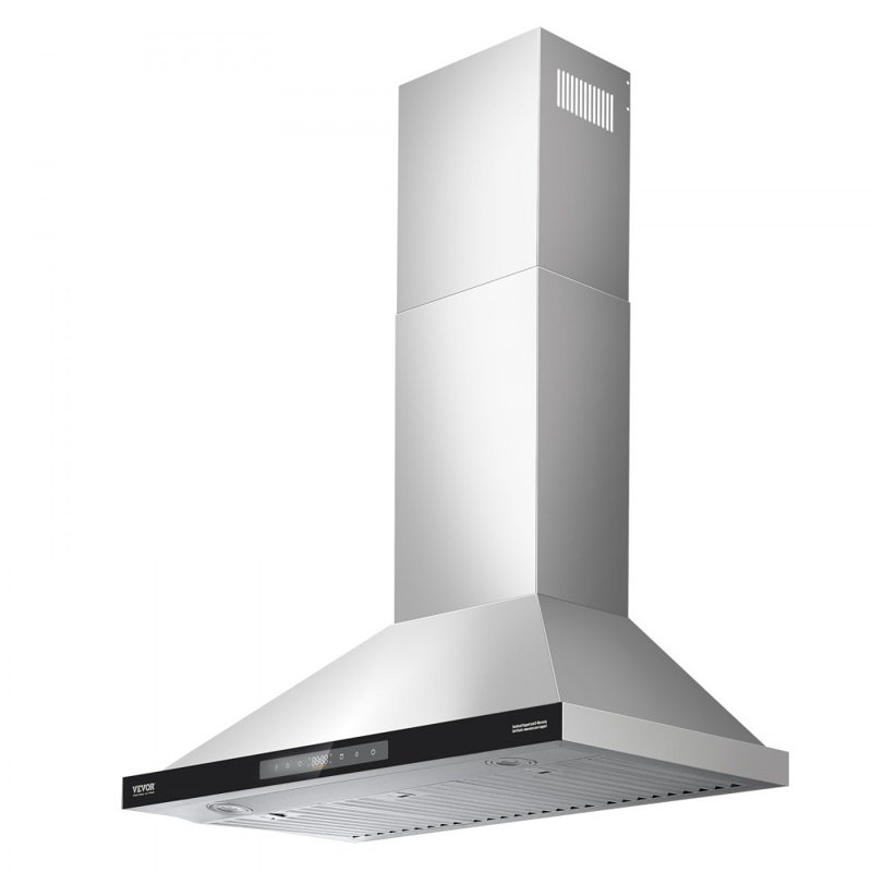 36" Wall Mount Range Hood Ceiling Mount Vent 800CFM Gesture & Touch Control