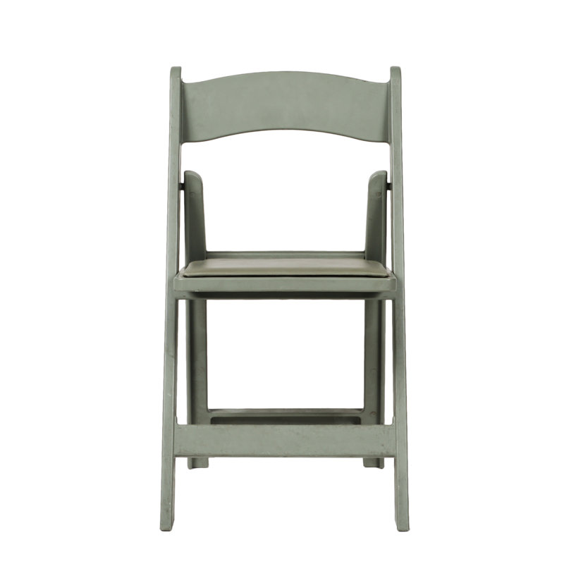 Chaise pliante en résine, Gris