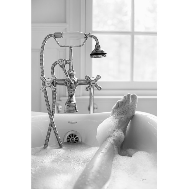 " Bubble Bath II " by Aledanda, 18" H x 12" W, No, Wrapped Canvas