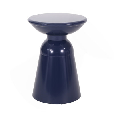 Outdoor Metal End Table Large