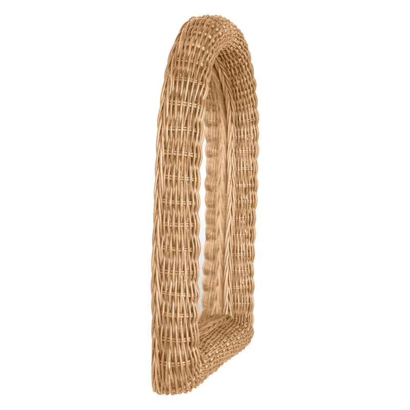 Kingston Arch Rattan Mirror