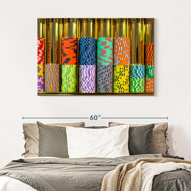 Senne Gambling Chips, 32" H x 48" W
