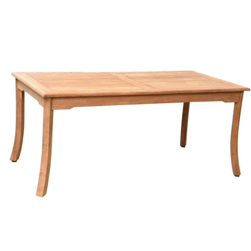 Spears 4 - Person Teak Patio Dining Set with Rectangular Table